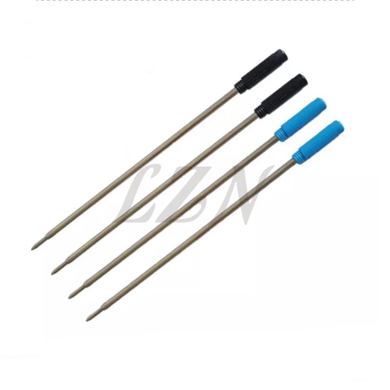 LZN заправляемая ручка черного и синего цвета с чернилами Шариковая шариковые ручки для заправки зажигалок для Высокое качество записи