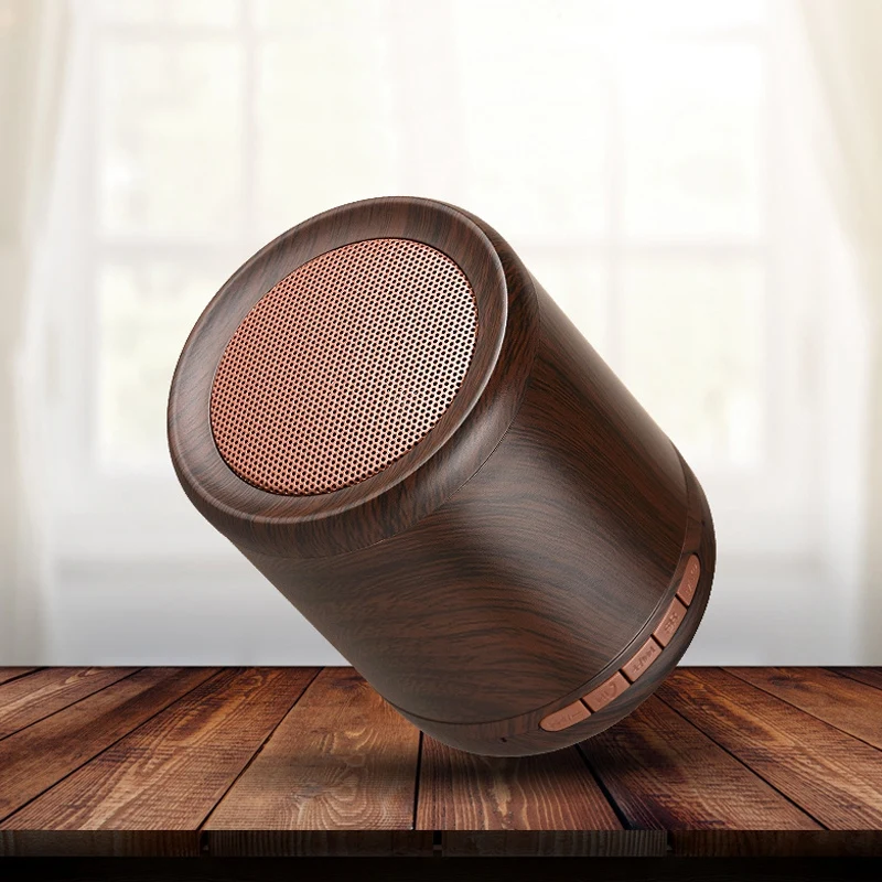 AAAE Деревянный Hi Fi динамик беспроводной Bluetooth портативный стерео громкий