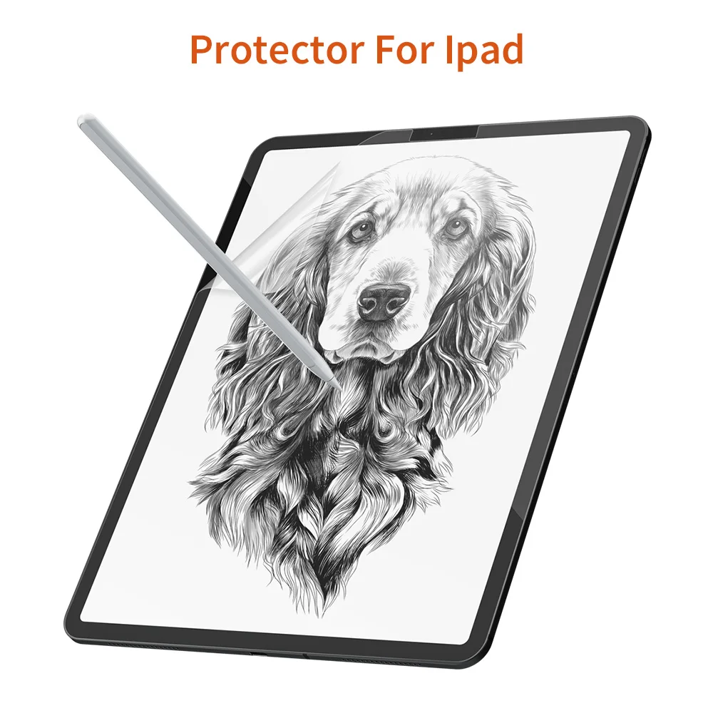 

Paper-Like Anti Glare Matte PET Screen Protector for iPad Pro 12.9 inch Paper Texture Screen Protective Film