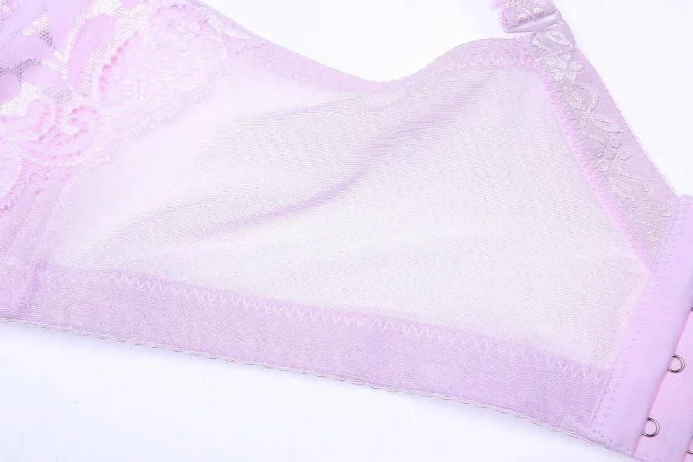 New Ladies Plus Size 3/4 Cup Lace Push Up Bra Bralette Deep V Women's Bras Underwear Sexy Lace Large Cup Bras For Women