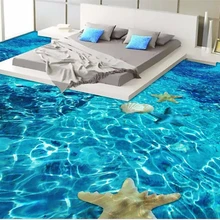 Beibehang Наклейки на стены пол 3 d пол гостиной обои водонепроницаемый самоклеющиеся ПВХ 3 d ванная комната 3d полы фото