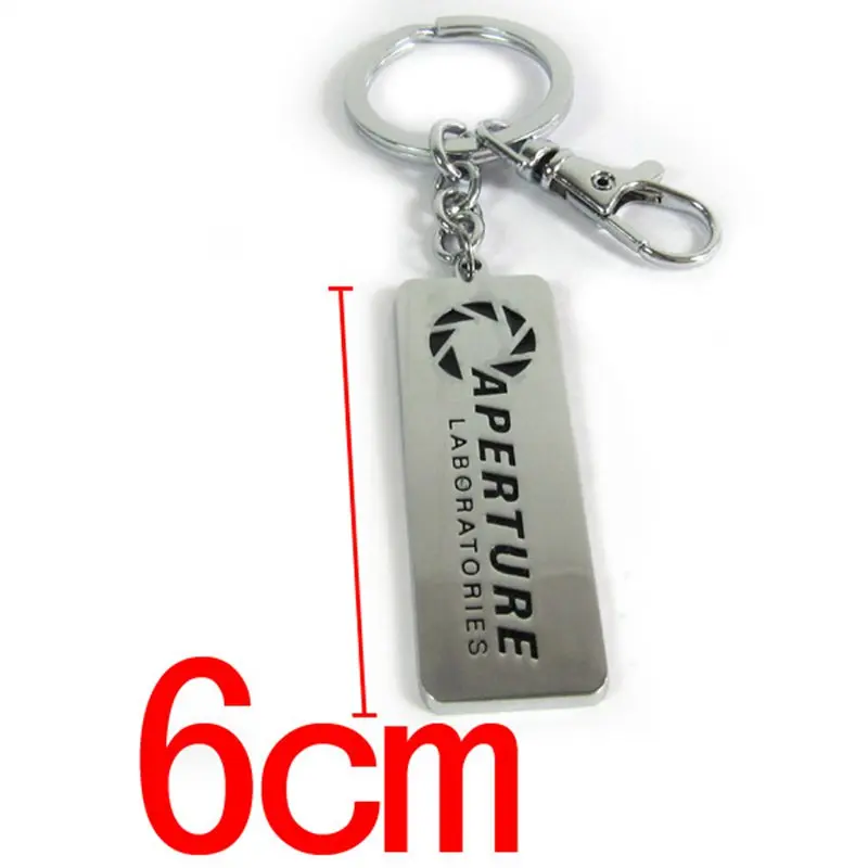 

Halder Portal Warp Gate Laboratory Keychain Charms Game Keyring Round Bag Pendant Trinkets Accessories Gadgets for Boy Men Gift