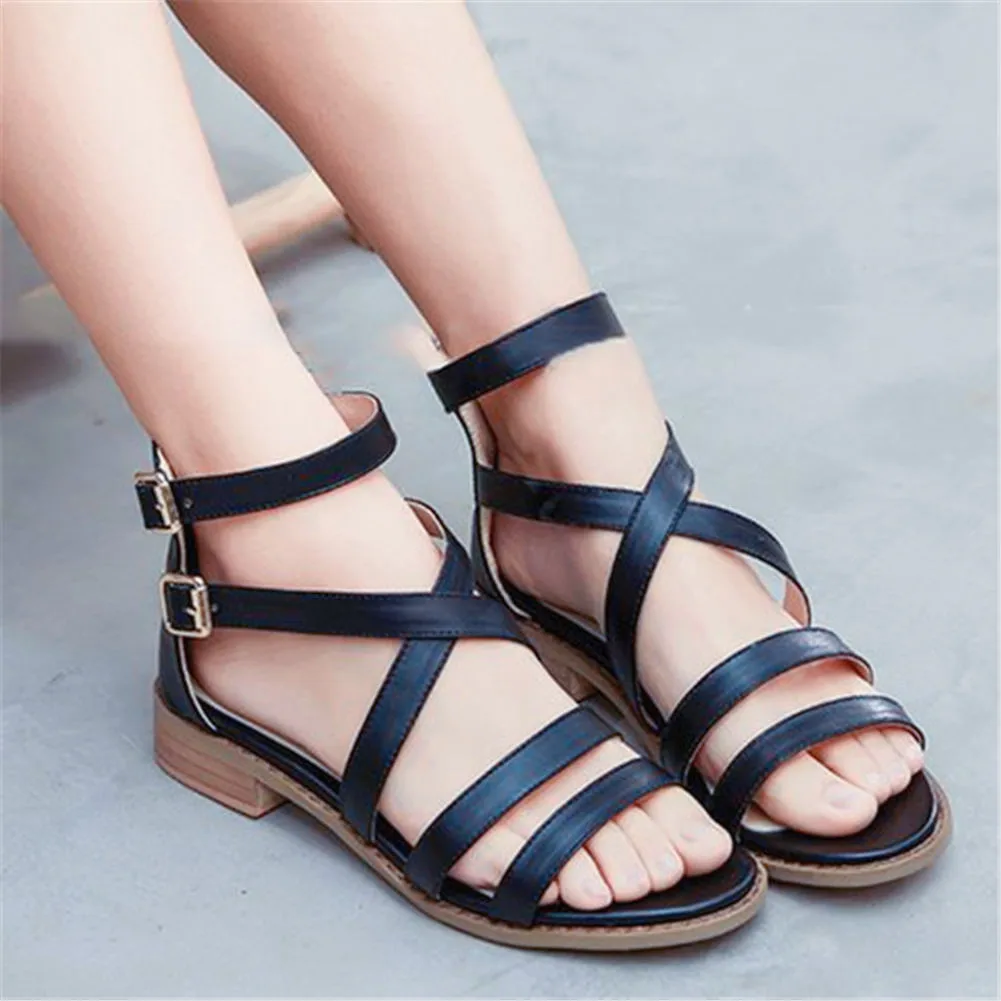 

leisure Plus Big large sizes 43 gladiator casual sandal INS hot Summer women Shoes Sandals woman shoes woman 2019