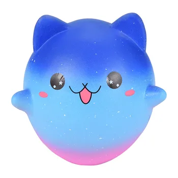 

1pcs Funny Jumbo Squishy Jumbo Cartoon Galaxy Kitty Squishies Scented Cream Super Slow Rising Squeeze Toy 5.31