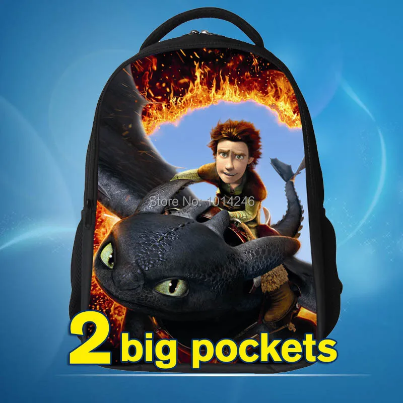 2015 New How to train your dragon bag children school bags for boys