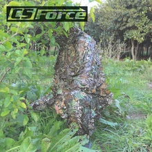 Охотничий 3D лист бионические маскировочные костюмы снайперская Маскировка Yowie страйкбол Пейнтбол тренировочные костюмы CS боевая одежда