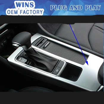 

Car-styling gear shift box lever panel Stick Covers trim Decoration For KIA K5 2016 2017 gear panel cover trim car Accessories