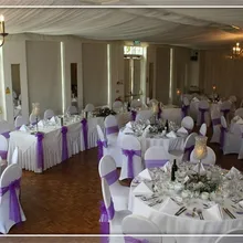 100 шт Баклажан Свадебные украшения пояса стул бант лента на Банкетный стул для свадьбы