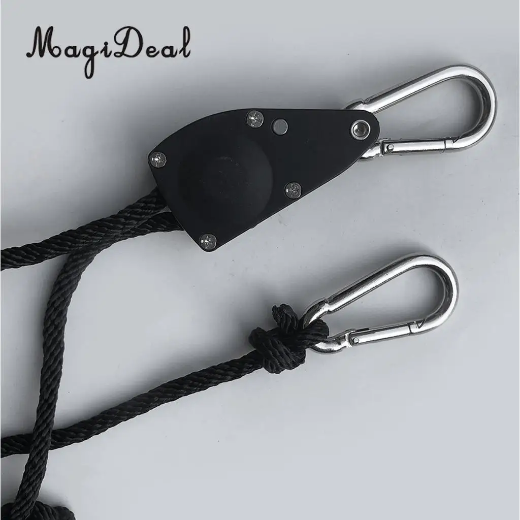 High Strength 68KG Kayak Canoe Boat Bow Stern Tie Down Ratchet Strap Hook Pulley Gear Accessories