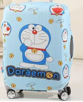 1 шт Мелодия Две звезды стежка чемодан Пыленепроницаемый Чехол багаж для путешествий галстук бандаж не включая сумку - Цвет: doraemon