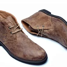 Мужские туфли ручной работы в стиле ретро, с круглым носком, на шнуровке; Туфли-оксфорды на массивном каблуке; модельные повседневные туфли
