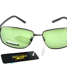 Настоящая фотография, поляризационные квадратные Простые Дизайнерские мужские очки для вождения, спорта, рыбалки, уф400 УФ, навигационные солнцезащитные очки с тестовой картой 3768