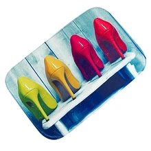 Нескользящие дверные ковры с милым художественным принтом, Впитывающий Коврик для кухни и ванной комнаты с эффектом памяти