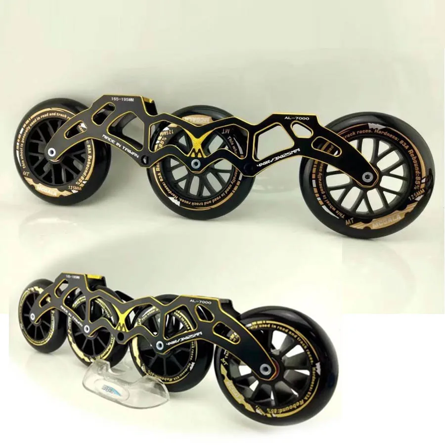 

Speed Inline Skate Frames For 4*110mm or 3*125mm Wheels Adjustable 7000 Aluminum Skating Base Selective Roller Skate For Patines