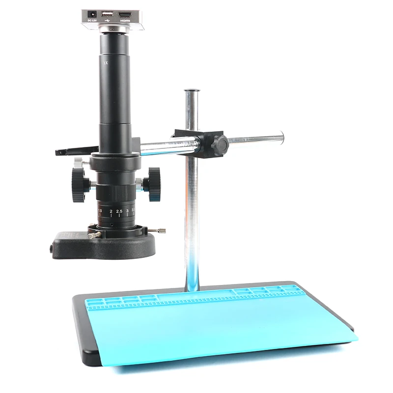  HDMI USB 37MP 1080P 60FPS Digital Industrial Video Microscope Camera Recorder 180X/300X Lens For Ph