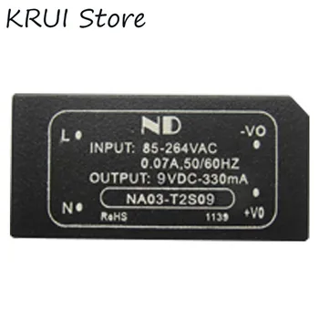 

NA03-T2S09 ac dc 9v power module 110v 220v 264v to 9v 0.33a small size constant output acdc led power