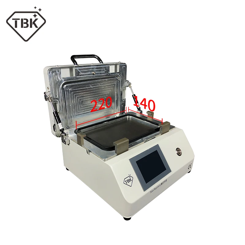 Новейший обновленный TBK-808M Ремонт сенсорного ЖК-экрана автоматическая машина для удаления пузырей OCA вакуумная ламинирующая машина