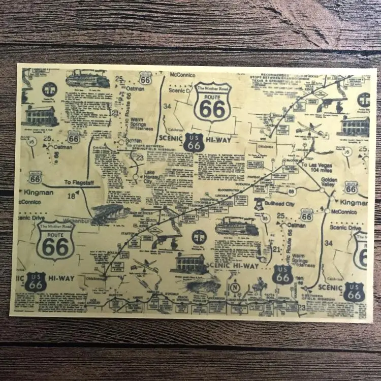 Why is route 66 famous picture