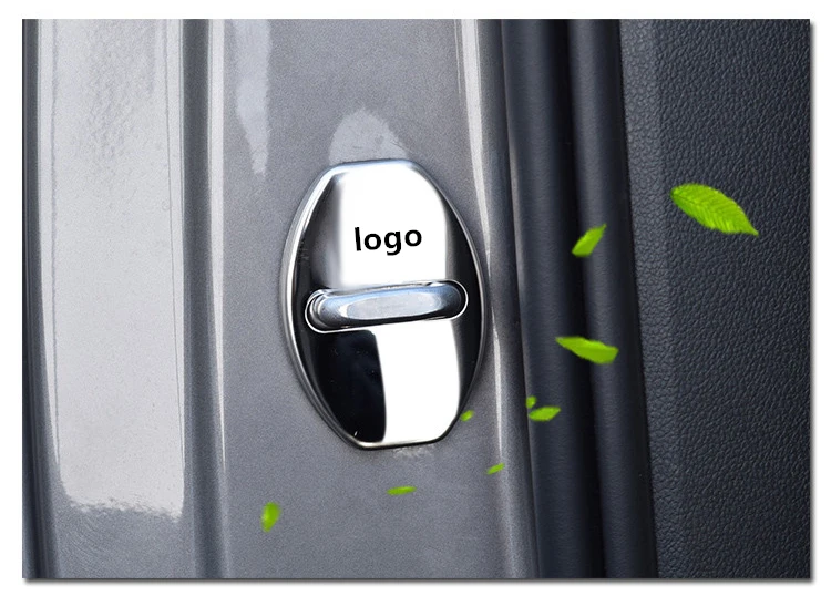 

For Skoda Kodiaq / Octavia / Yeti / Rapid / Superb / Fabia / Karoq 2017 2018 Door Lock Cover Caps Car Styling New Styling 4pcs