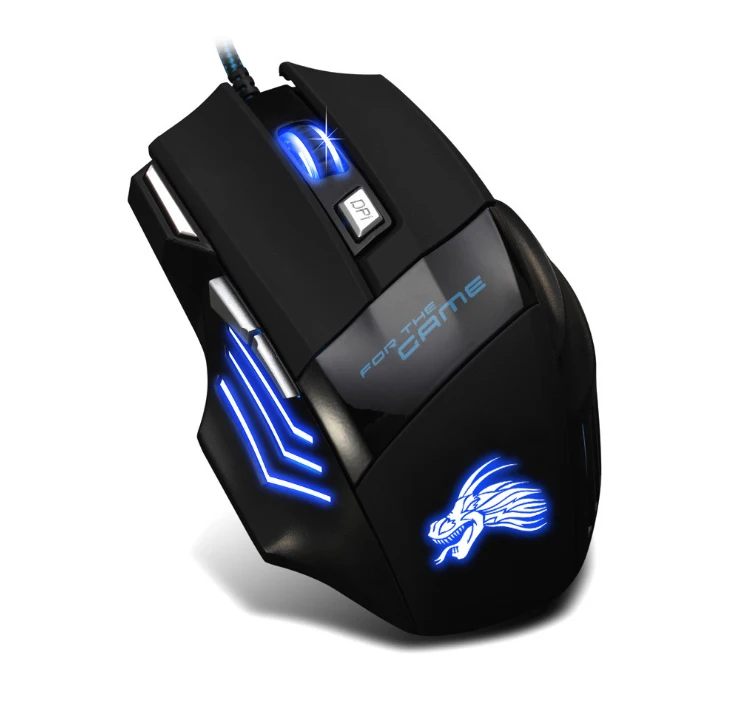 7D USB Gaming Mouse 7 Buttons Adjustable DPI 1000/1600 ...