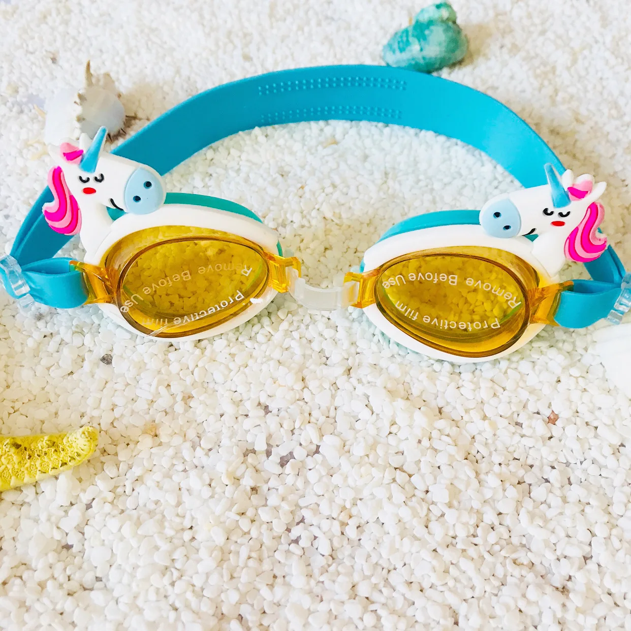 

Cartoon Kids Children Silicone Waterproof Swim Pool Water Swimming Goggles Glasses Eyewear Eyeglasses Accessories for Boys Girls