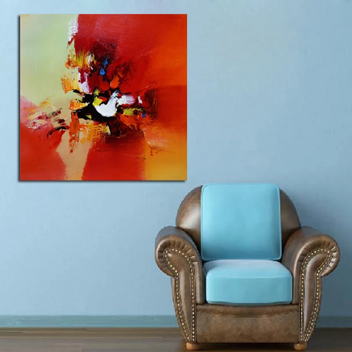 

Free Shipping 100% Handpainted Oil Paintings Picture Panel Modern Abstract Oil Painting on Canvas for Home Decoration