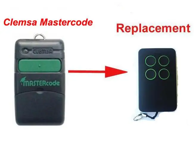2pcs free shipping Clemsa Mastercode MV1 Cloning Remote Control Replacement 433 MHz high quality clemsa mastercode mv1 compatible remote control 433mhz free shipping