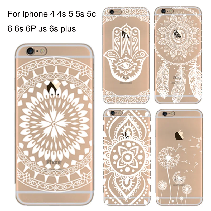 Сексуальный цветочный Телефон чехол для iPhone 6 6s 7 Plus 8 Мягкий силиконовый из ТПУ