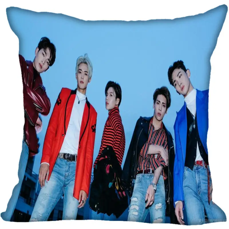 Корея-поп SHINee печать квадратный шелк атласные наволочки 35x35 см, 40x40 см одна сторона напечатаны настроить ваше изображение подарок - Цвет: 6