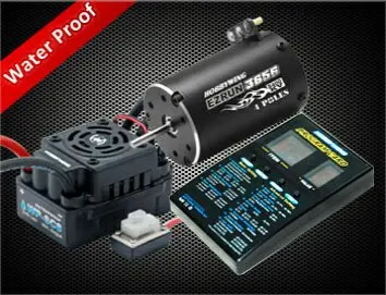 

eZRun WP-SC8 ESC + 3656 4000KV Motor + Pro-card Combo for 1/10 short truck/big wheel/truck SC-C2