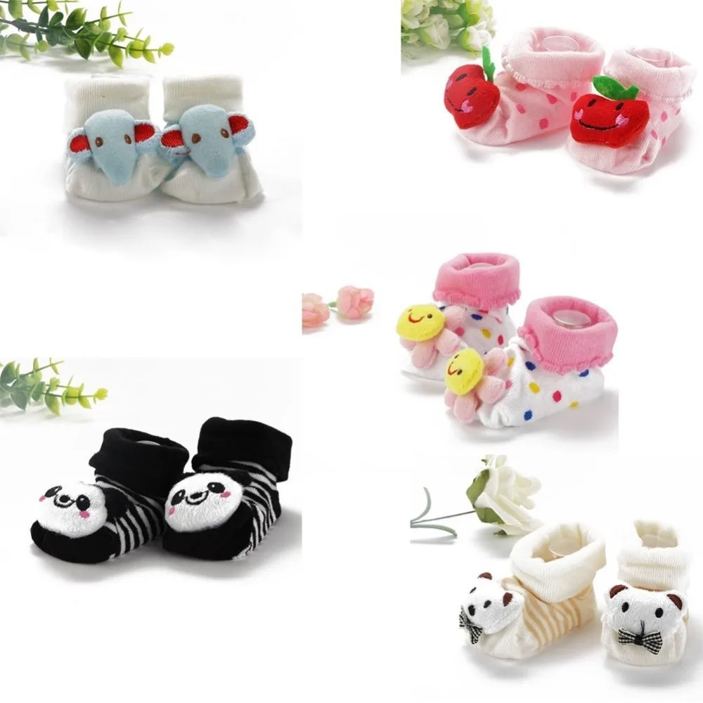 

Brand Kids Baby Unisex Newborn Animal Cartoon Socks Cotton Shoes Booties Boots 0-10M
