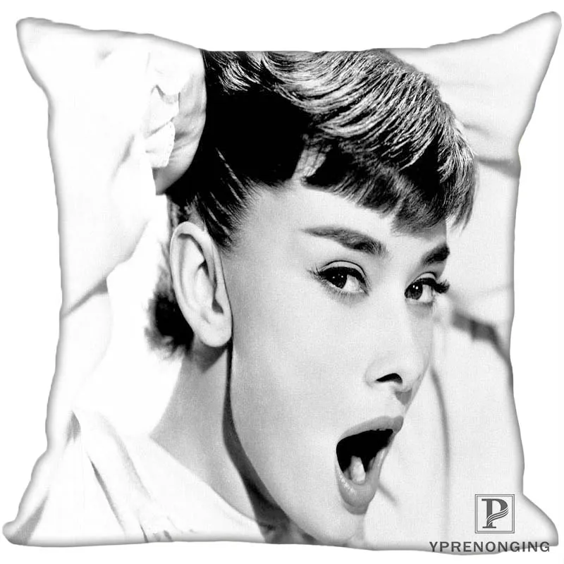 

Custom Nice Pillowcase Audrey Hepburn Sabrina Square Zippered Pillow Cover(One Side)180522-17-42