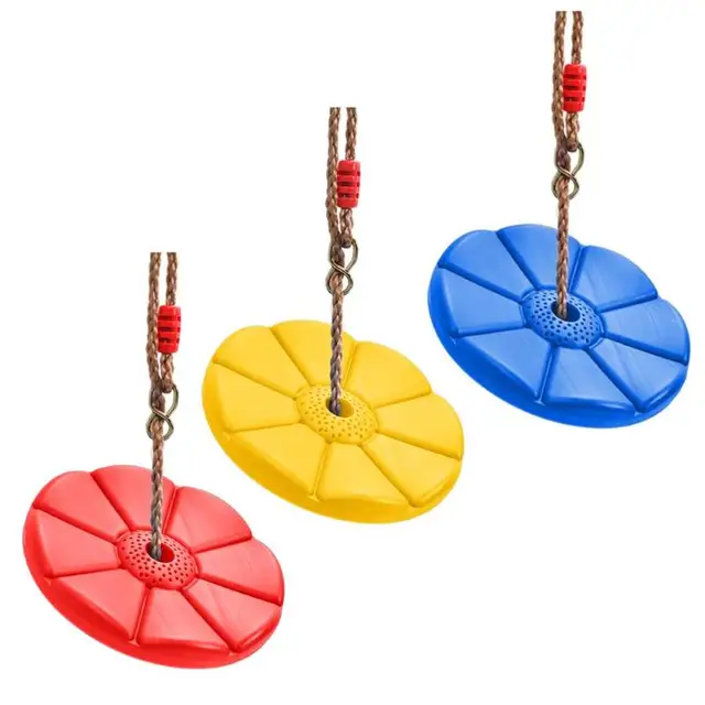 Baby Safety Plastic Disc Swing Seat Kids Indoor Outdoor Fitness Swingset Infant Early Training Sports Play Supplies Children Toy 6