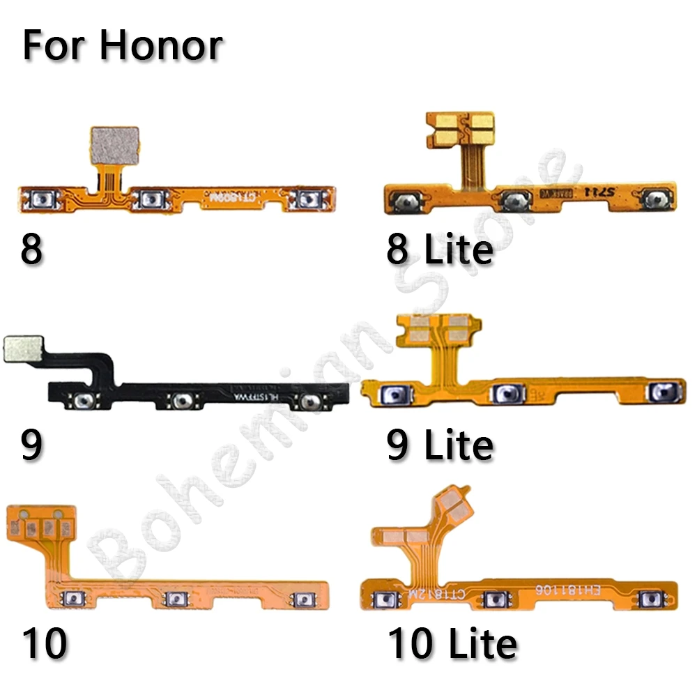

Power/Volume Buttons Switch Key Power Flex Cable For Huawei Honor 8 9 Note 10 8a 8c 8x 9i 20 20i Pro Lite Max Repair Parts