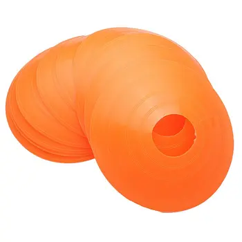 

FOOTBALL SOCCER RUGBY RUNNING TRAINING SPACE MARKERS CONES DISC ATHLETIC AGILITY Orange