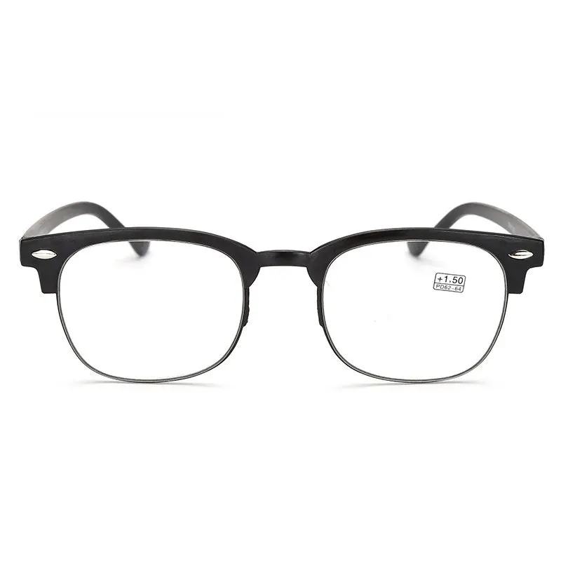 Женские очки для чтения, мужские негабаритные дешевые очки+ 1,00+ 1,50+ 2,00+ 2,50+ 3,00+ 3,50+ 4,00+ матовый черный коричневый