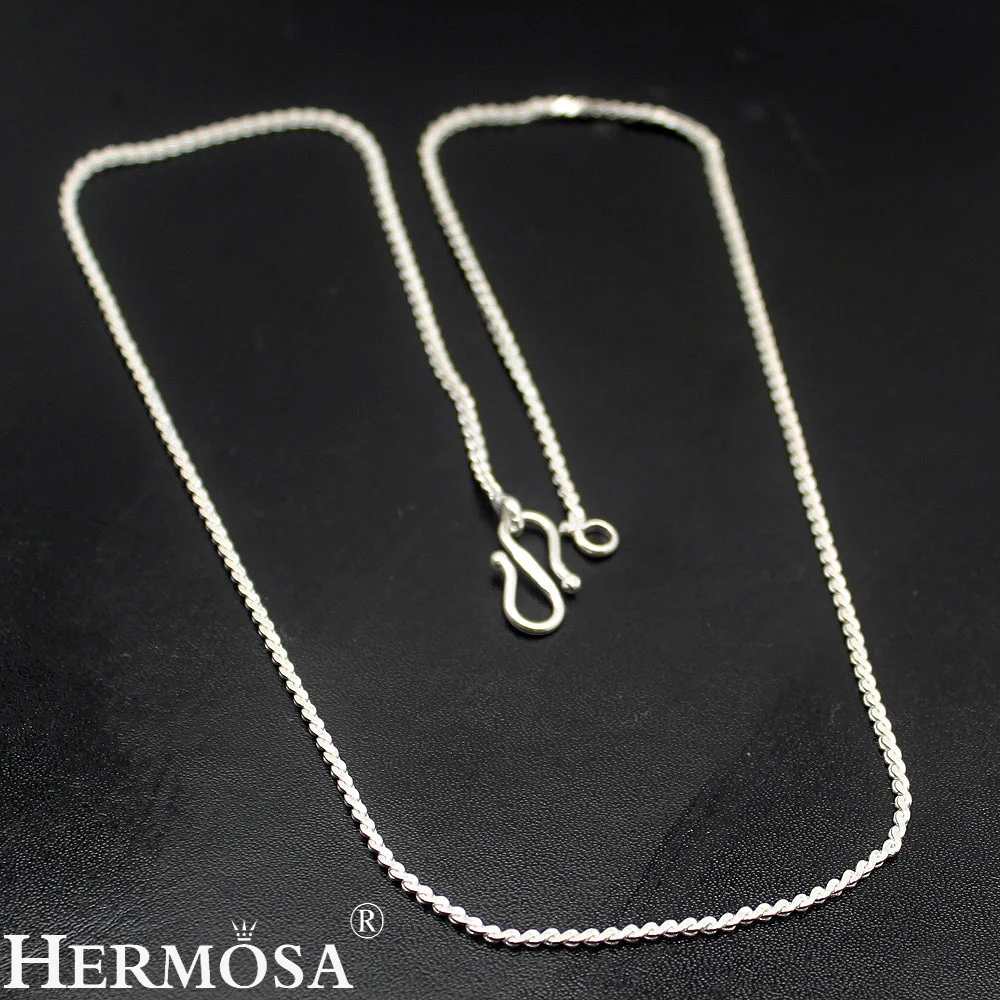 Фото Цепочка-чокер Hermosa, 1 мм, 45 мм №3