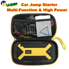 Горячая портативный автомобильный пусковой стартер аварийное пусковое устройство 12 В Автомобильное пускозарядное устройство пакет автомобильный пусковой стартер для 12 В бензиновый авто