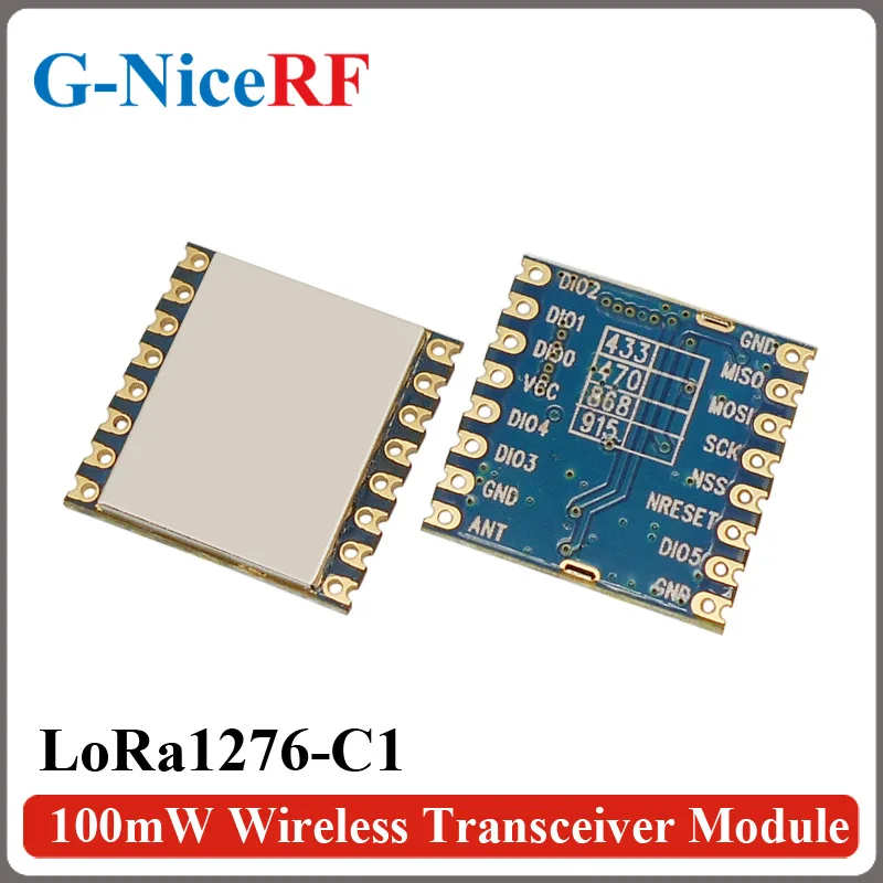 10 шт./лот LoRa1276-C1 100 МВт SX1276 чип 6 км Long Distance 915 мГц FSK Беспроводной передатчик