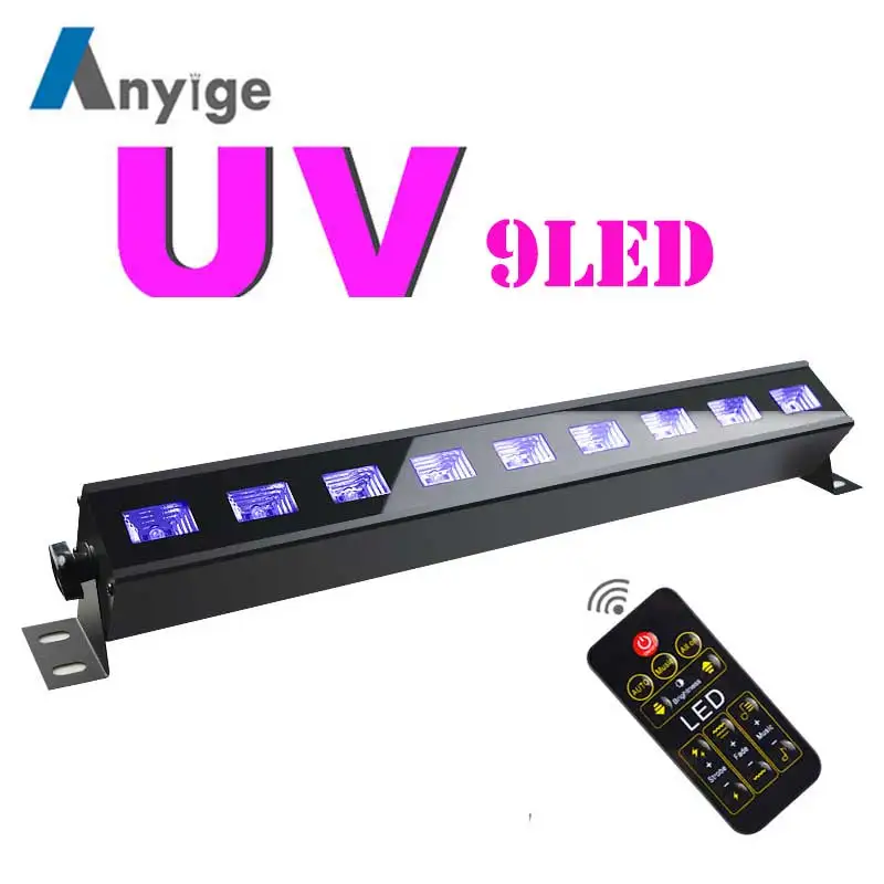 

ANYIGE UV Stage Light Violet Led Bar Laser Projection Lighting Party Club Disco Light For Christmas Indoor Stage Effect Lights