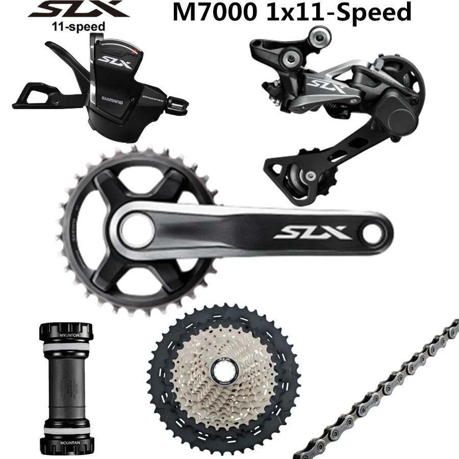 SHIMANO DEORE SLX M7000 группа 34T шатун горный велосипед Группа Комплект 1x11-скорость 40T 42T 46T M7000 задний переключатель рычаг переключения передач