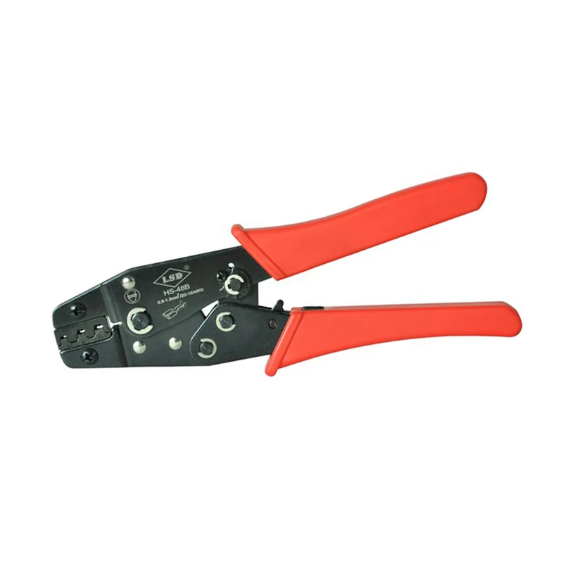 Crimper HS 48B for crimping non insulated open plug connectors cable