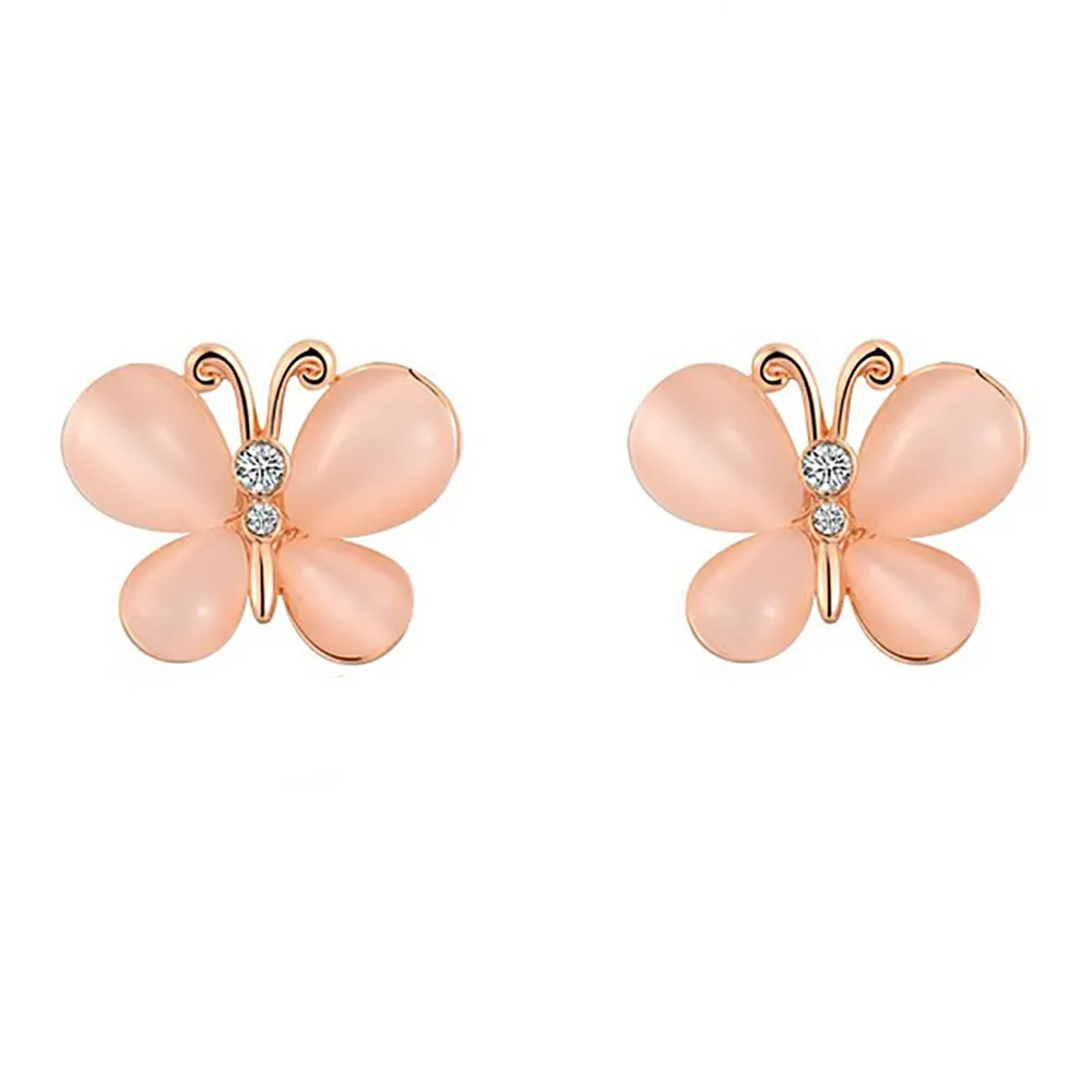

Zerotime #P8 2019 NEW FASHION Women Luxurious Imitation Opal Butterfly Earrings Ear Stud Earrings Jewelry unique Free Shipping