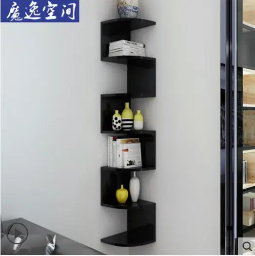 Corner Bookshelf Shelving Wall Hanging Wall Shelf Wall Corner Rack