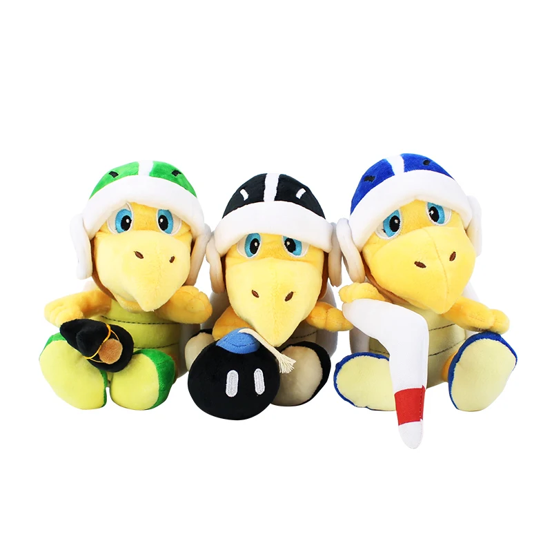 pix Super Mario Hammer Bro Plush 18cm anime cartoon plush monkey hammer stuffed toys dolls kids gifts