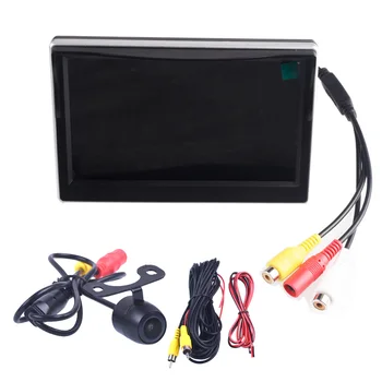 

5 inch Color TFT LCD Monitor Car Parking Assistance 5" Monitors DC 12V Car Monitors With Rear View Camera