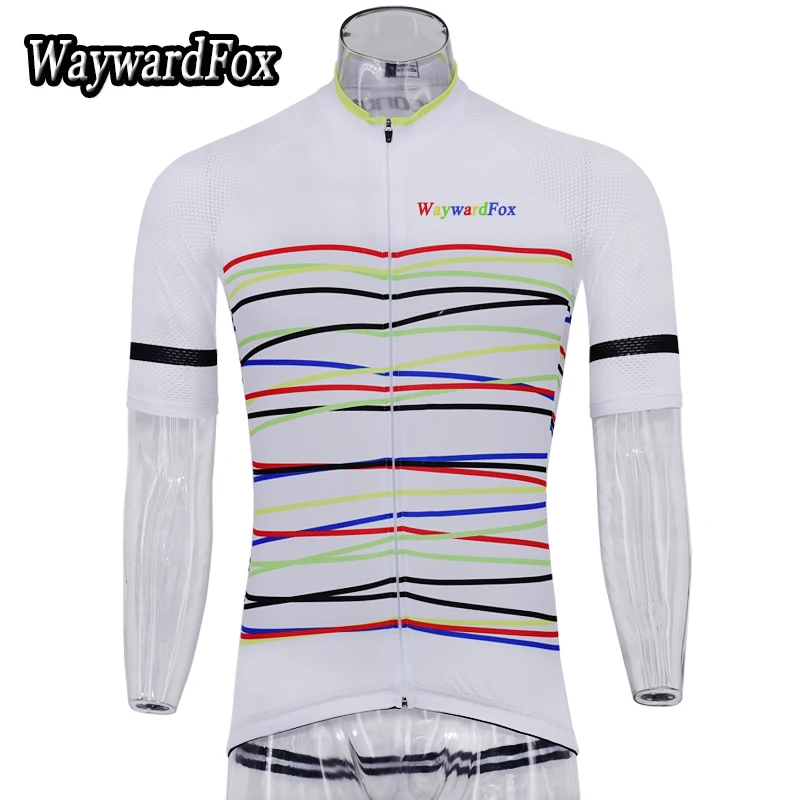 New classic white cycling jersey Mountain men's cycling clothing 2019