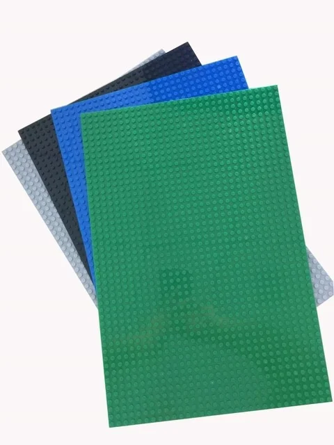 

Diy Base Plate48*32 dots Building Blocks 6 Colors Education Toy Anime Action Figures Floors Compatible With Legoingly Bricks