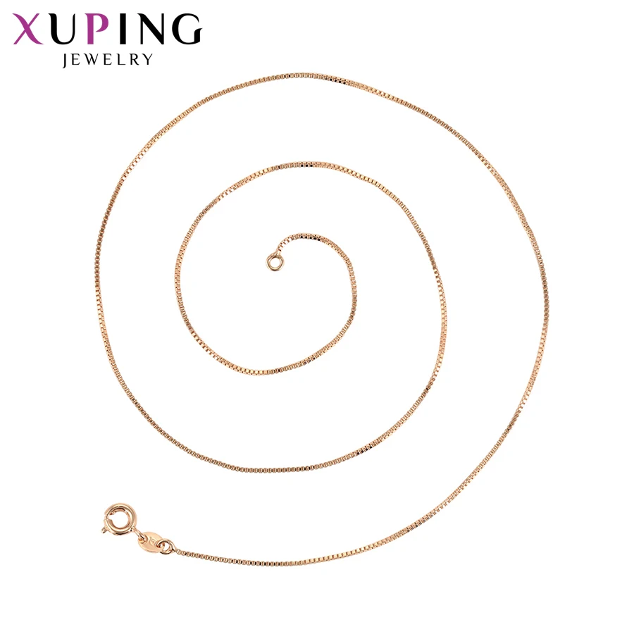 

11.11 Xuping Small and Simple Chains Necklace High Quality Single Type for Women Christmas Fashion Jewelry S121,4-42615