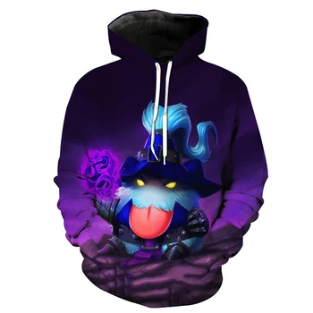 

2019 New Fashion Sweatshirt Men / Women 3d Hoodies Print trend game batman pattern Slim Unisex Slim Stylish Hooded Hoodies